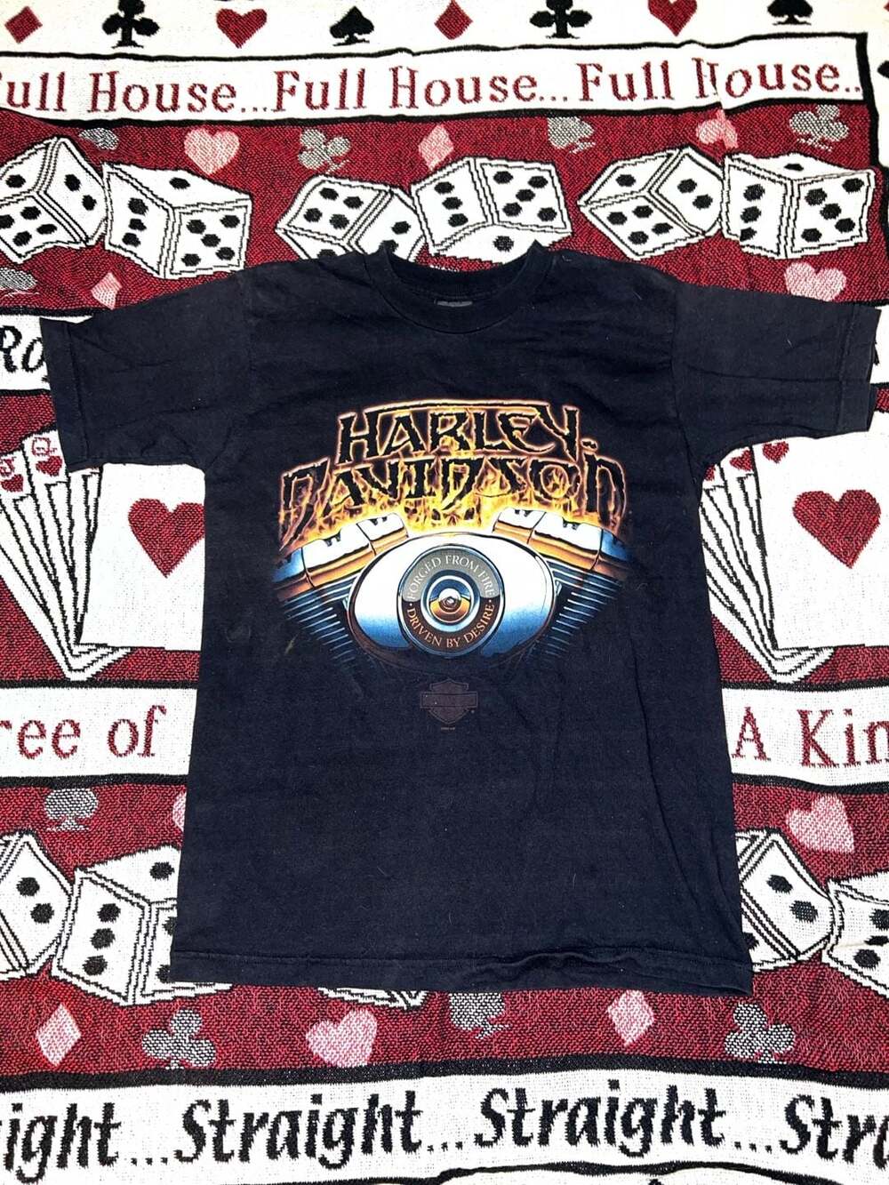 Vintage 2005 Harley Davidson El Paso Texas Eagle Graphic Tee M